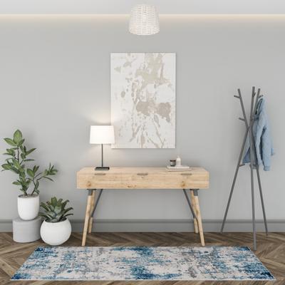 Alise Rugs Gematria Industrial Abstract Indoor Area Rug