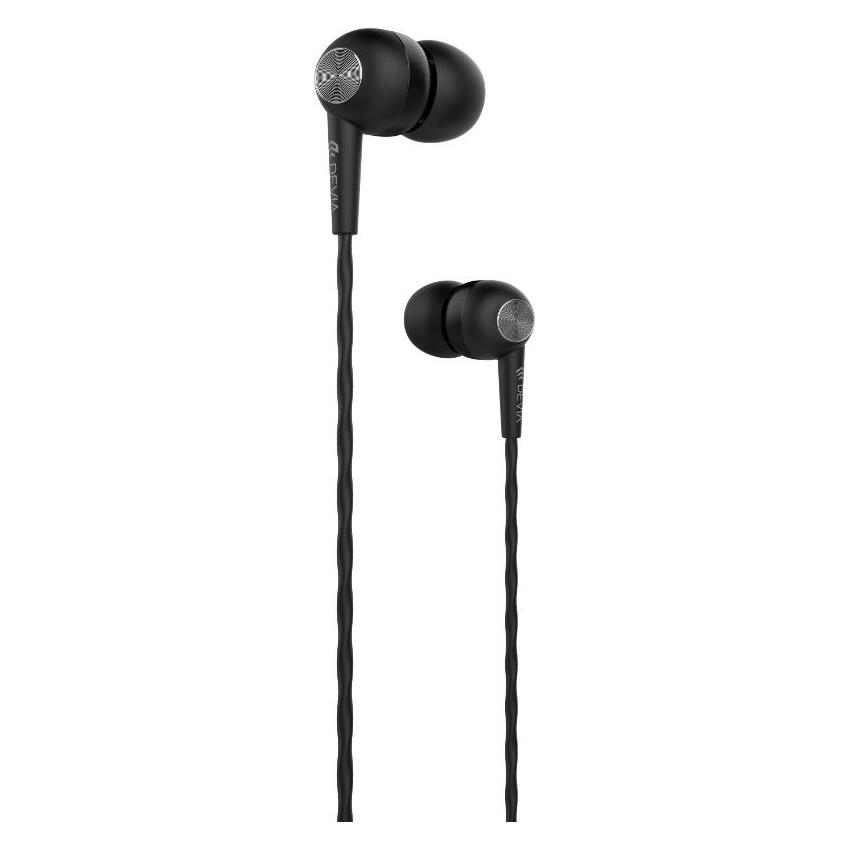 Devia Wired earphones Kintone jack 3,5mm white (Kabelgebunden) (DEVIA)