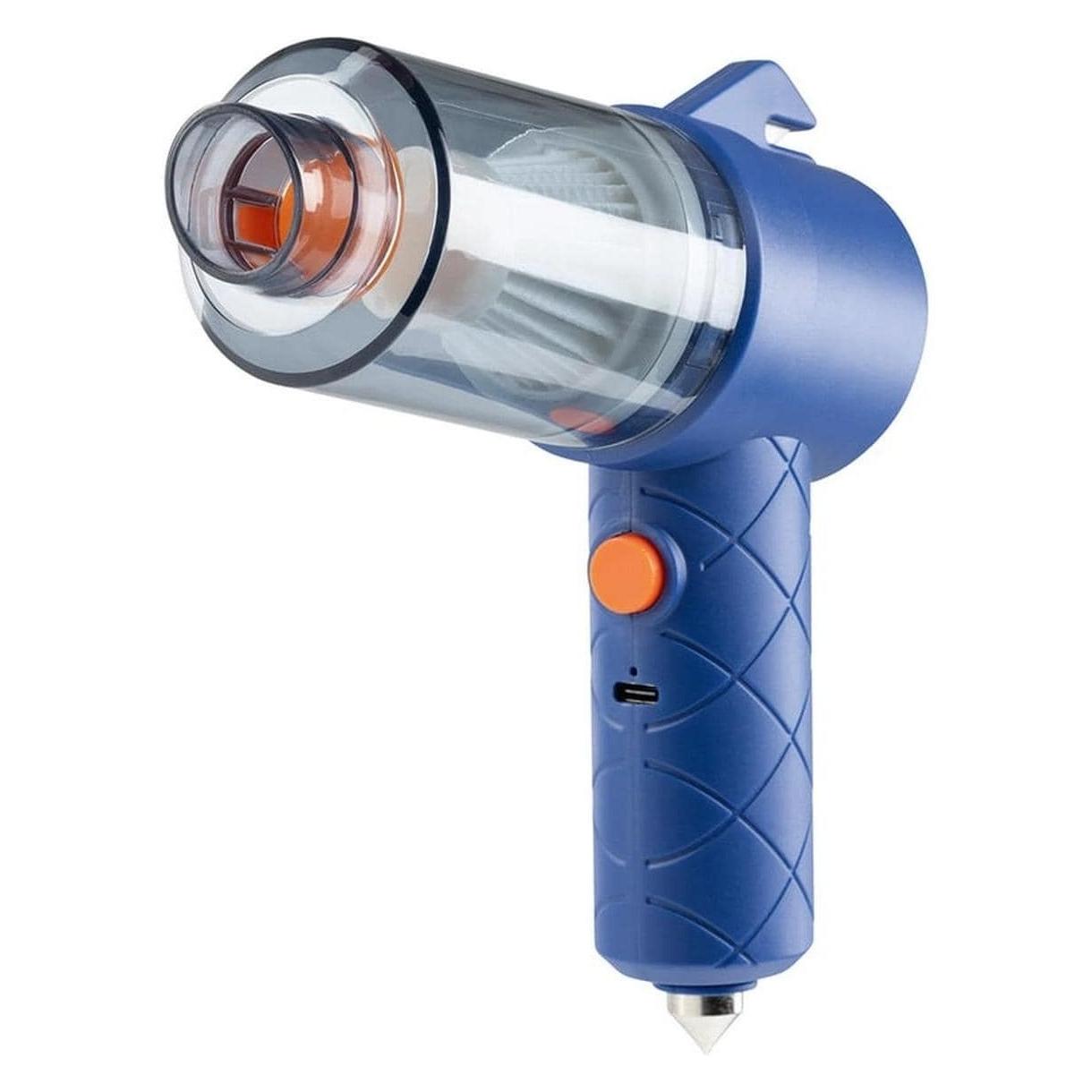 CleanMaxx Akku-Handsauger mit Nothammer & Gurtschneider 50 W, 5 V (15439)