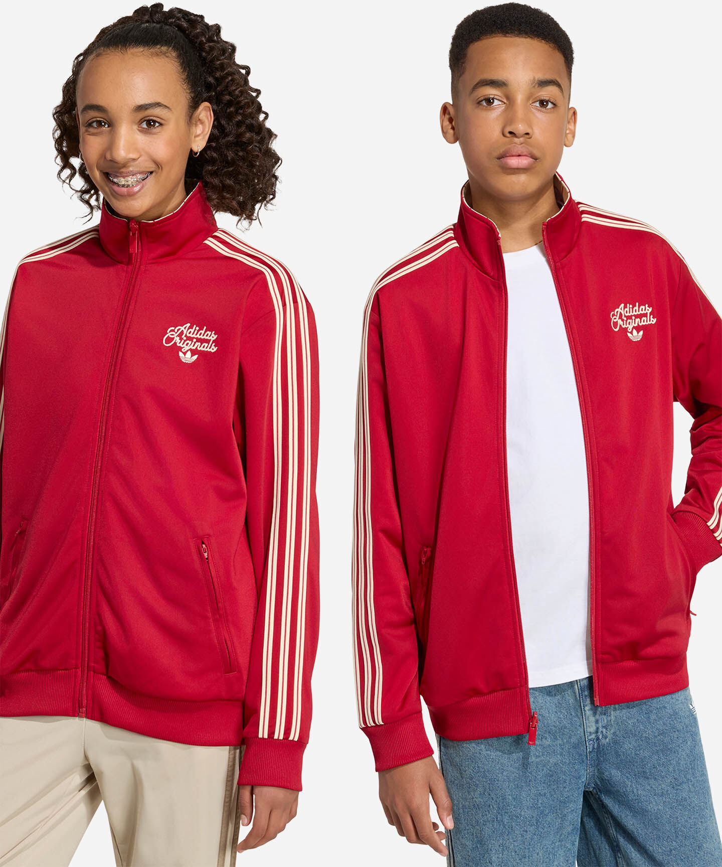 Adidas Firebird Jr - Felpa - Rosso 15-16ANNI