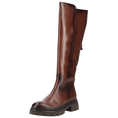Stiefel GABOR "Gabor Stiefel Nappaleder", Damen, Gr. 39, Textil, saddle, Nappaleder, Schuhe Stiefel