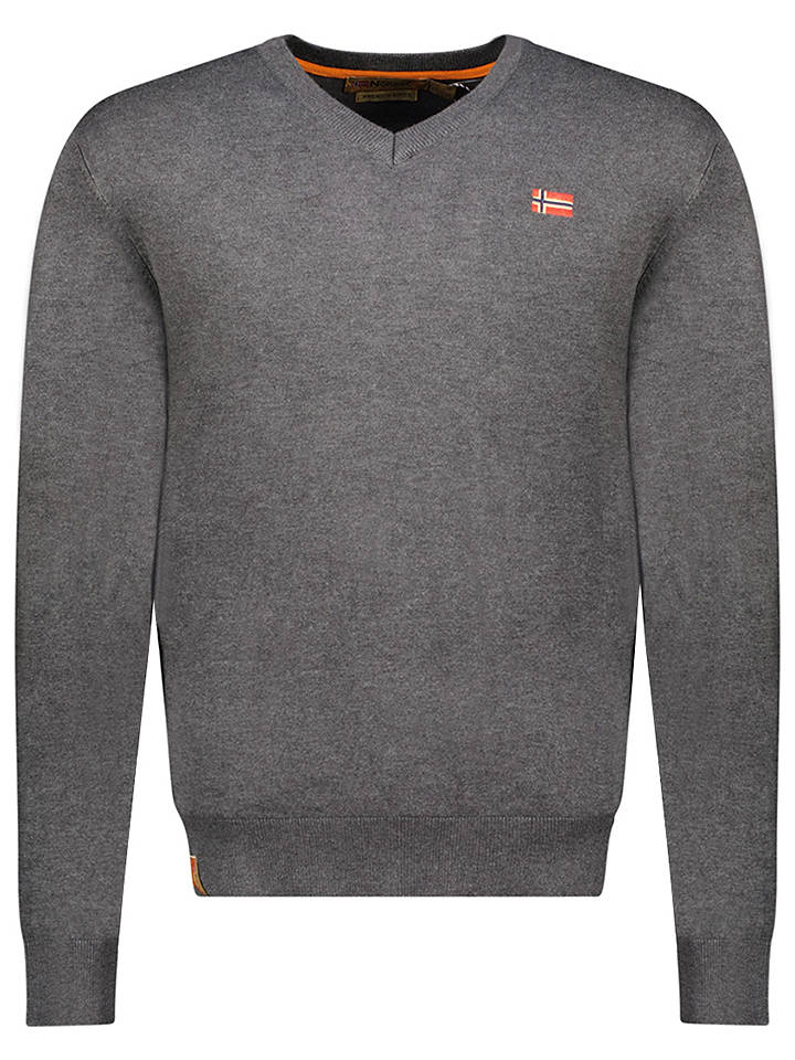 Geographical Norway Pullover in Anthrazit - 3XL