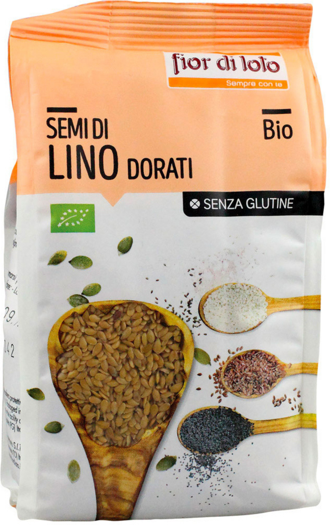 FIOR DI LOTO Semi Di Lino Dorati Bio 400 Grammi 