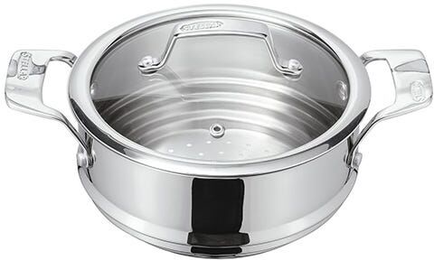 Stellar Premium Steamer Insert With Glass Lid