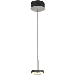 Trio Select LED-Pendelleuchte Guano Metall Silber