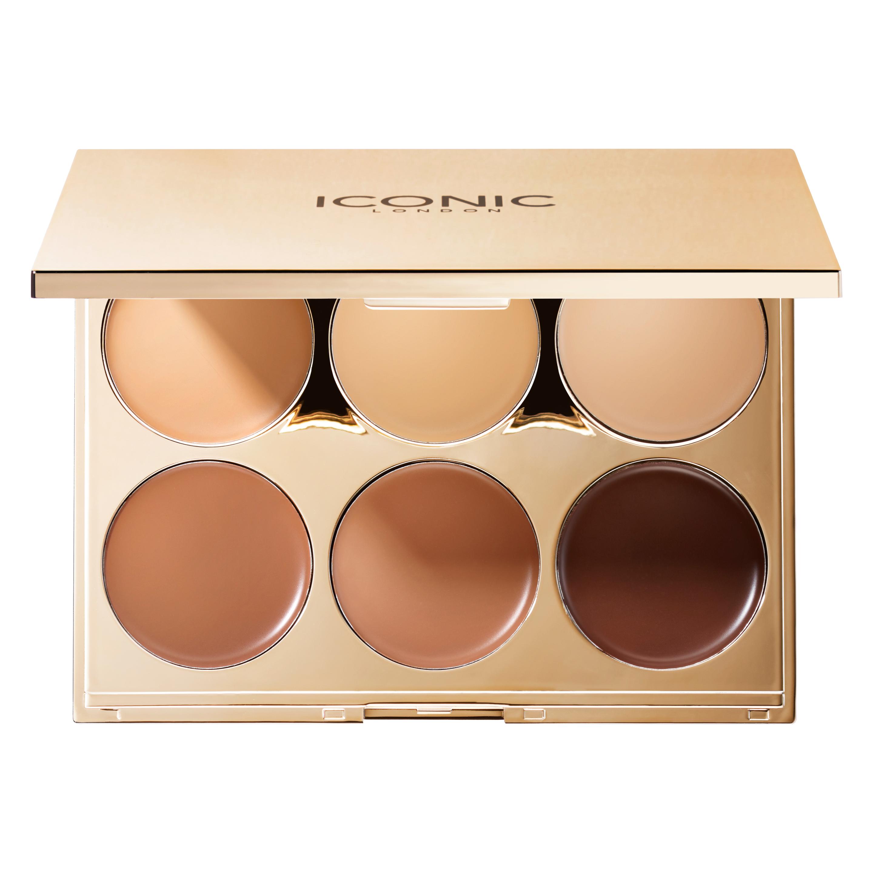 Iconic London Multi-Use Sculpting Contour Palette (Bronzer, Highlighter) (ICCT21007)