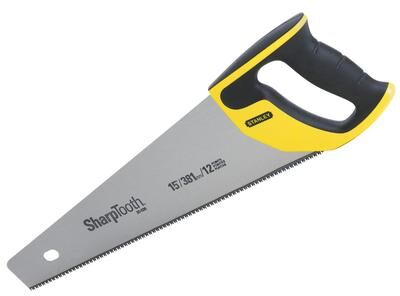 Stanley Hand Tools 15"" 12 TPI SharpTooth Hand Saw"