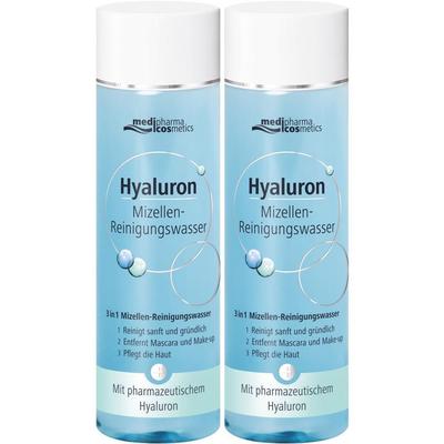 Hyaluron Mizellen Reinigungswasser 2x 2x200 ml Gesichtswasser