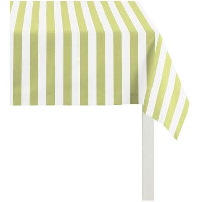 Mitteldecke APELT "DELFI, LOFT STYLE, Jacquard", grün (hellgrün, weiß), B:90cm L:90cm, Polyester, Tischdecken, Mitteldecke
