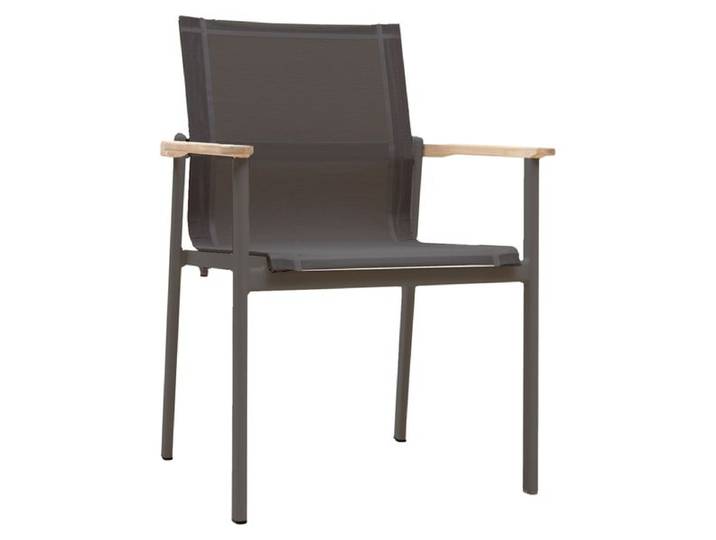 Zebra Enox Stapelsessel Aluminium/Batyline