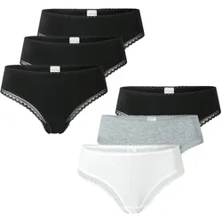 Schiesser Damen Tanga Modern Multipacks 6er Pack