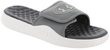 Under Armour Ignite Pro 8 Slide - Mens 9 Grey Sandal Medium