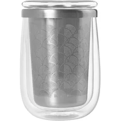 AdHoc Teeglas mit Teefilter FUSION GLASS 0,4 l