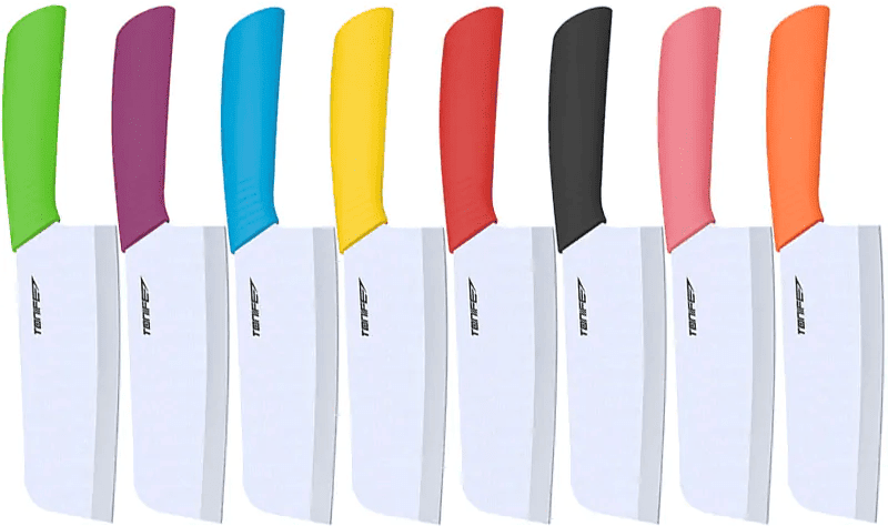 Annan Tillverkare Tonife Zirconia Ceramic Kitchen Knife - 6,5" (Färg: Blå)