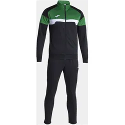 JOMA Danubio III Trainingsanzug Kinder 104 - schwarz/grün 92