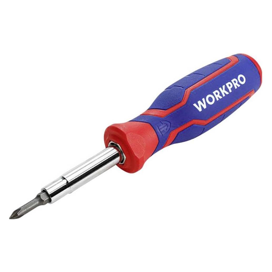 Workpro Schraubendreher-Set PH2, 1/4", PH1, 3/16" (4.8 mm) (Schlitz) (WP221046)