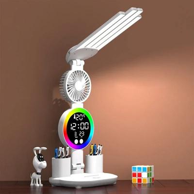 Uplifted Finds Rechargeable Multifunction Study Desk Lamp fan Plug In