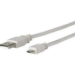 MicroConnect USB-Kabel USB 2.0 3 m Grau USBABMICRO3G