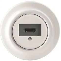 Busch-Jaeger 0261/32J-64 Anschlussdose HDMI 1-fach studioweiß - Decento® 2CHK290432C5300 026132J64