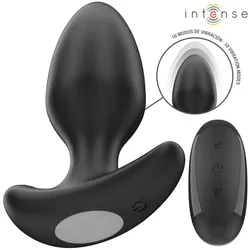 Intense, Analtoy, Joey Anal Plug 10 Vibrationen Schwarz Fernbedienung