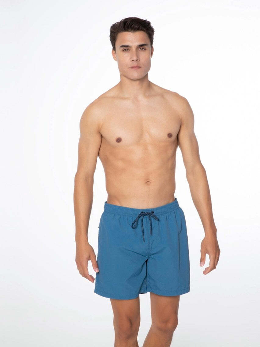 Badehose PROTEST "Badehose FASTER", Herren, Gr. S, EURO, blau (airforces), Obermaterial: 100% Polyamid PA., Badehosen Badehose airforces S, EURO