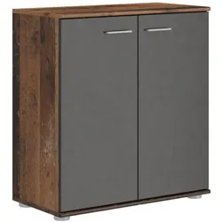 KOMMODE MICHELE 71/75/35 cm mit 2 Türen Braun