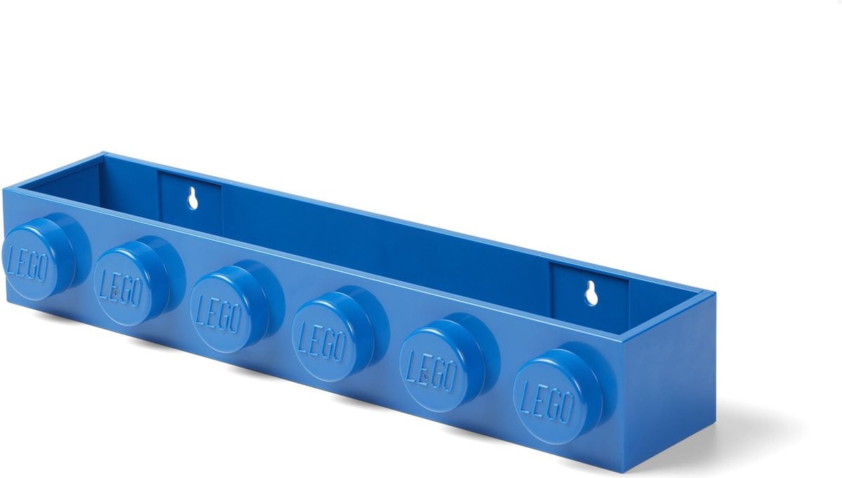 Lego Boekenplank Blauw Wandmontage voor Volwassenen