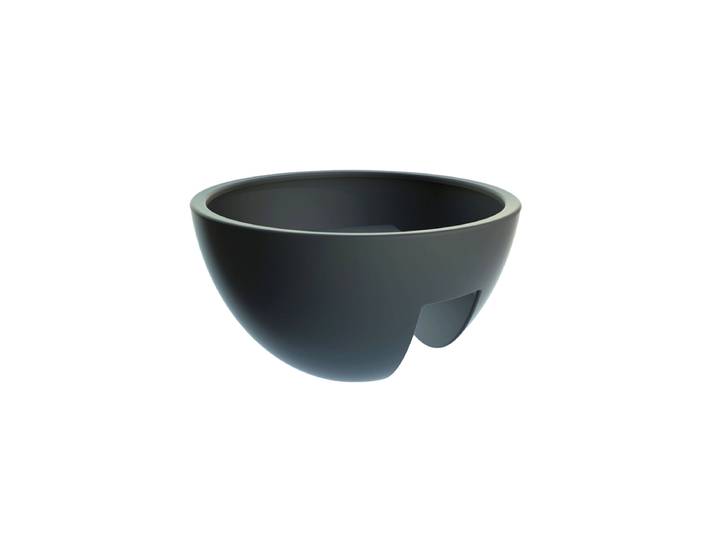 Balkonblumentopf Eckling Ø 45 cm - Graphit rephorm
