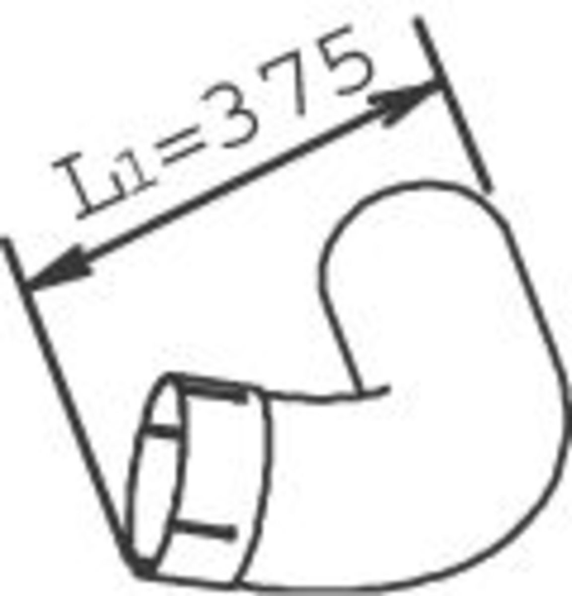 Dinex Tubo di scarico 47193
