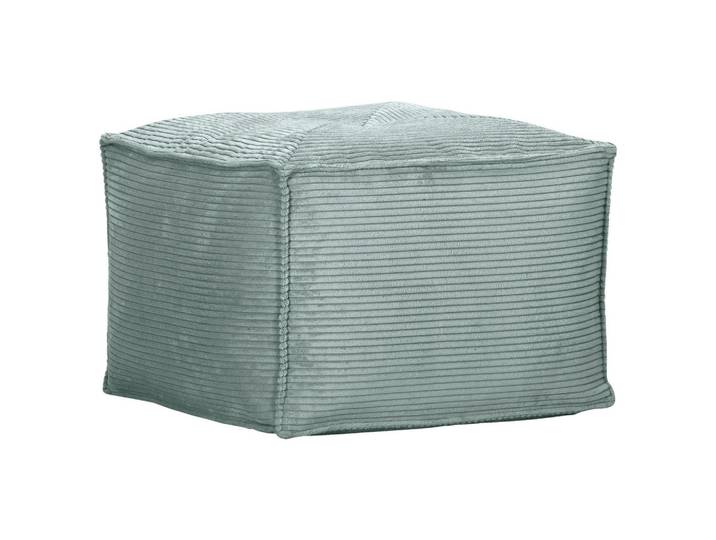 Carryhome Hocker, Mintgrün, quadratisch, 65x45x65 cm, Stoffauswahl, Wohnzimmer, Hocker, Sitzhocker