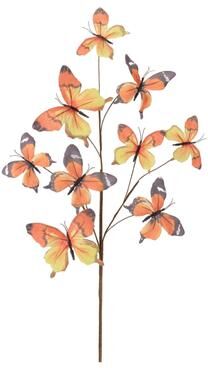Melrose International Decorative Butterfly Spray (Set of 4)