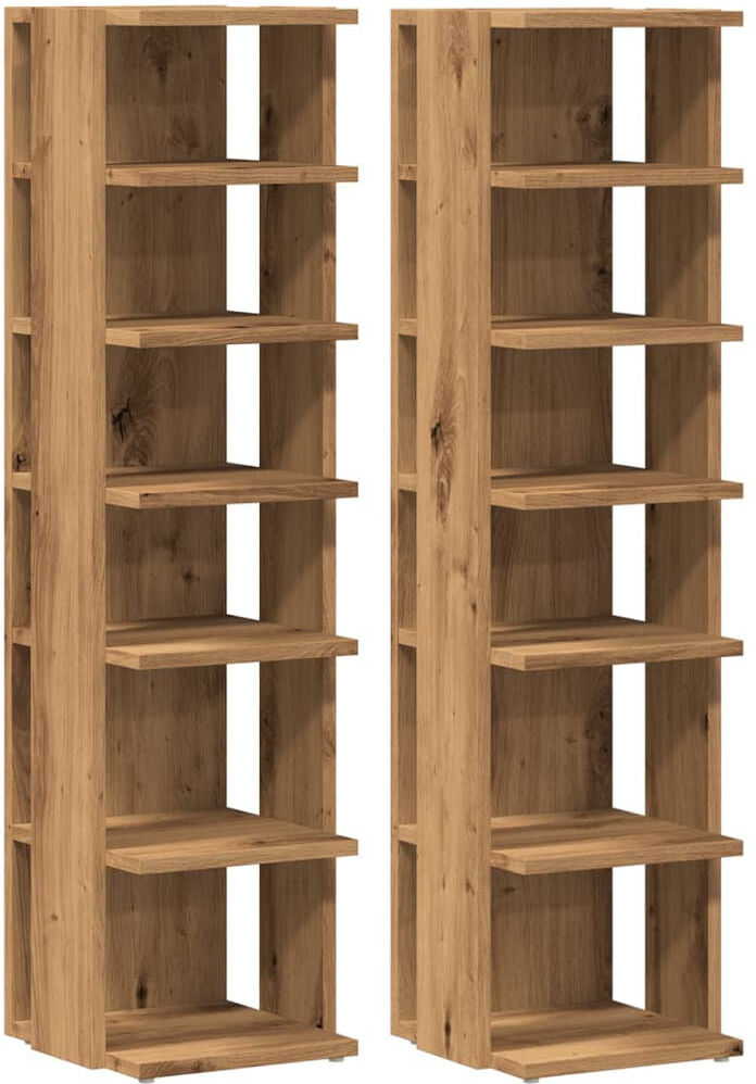 Alpen Home 12 Pair Shoe Storage Artisan Oak 12