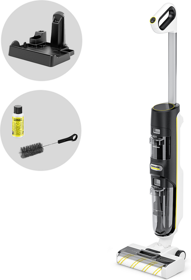 Karcher Kärcher FCV 4  Akku-Bodenreiniger  3-in-1: Wischen, Trocknen und Saugen
