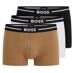 BOSS 3P Trunk Bold Schwarz/Braun Baumwolle XX-Large Herren