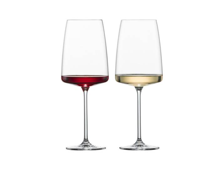 Weinglas ZWIESEL GLAS Weingläser Vivid Senses 535 ml 2er Set transparent , bunt (transparent), 2 tlg., Glas, Trinkgefäße, Weinglas