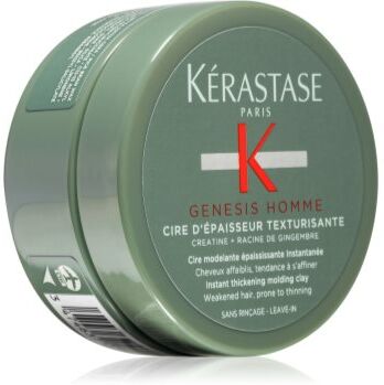 Kérastase Genesis Homme Cire D'Épaisseur Texturisante pasta modeladora de styling para cabelo fino e escasso para homens 75 ml. Genesis Homme Cire D'Épaisseur Texturisante
