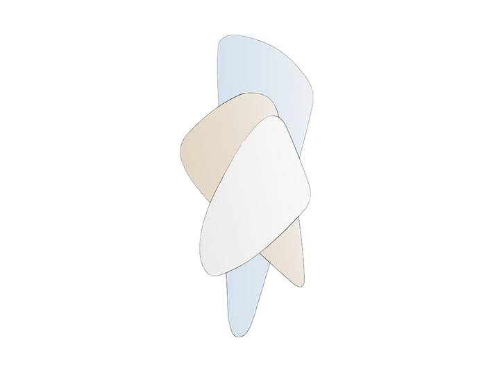 Design Wandspiegel „Geometric“, verschiedene Grössen Multicolor Invicta Interiors