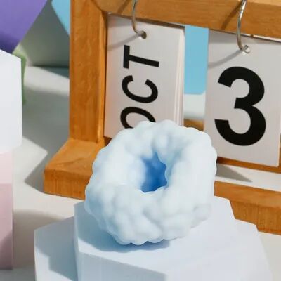 JoyToys Calm Grip Stress Relief Ball Soft Slow Rising Squishy Squishy Fidget Toy For Kids & Adults 6cm Blue