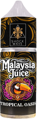 Shock Wave Tropical Oasis Malaysia Juice Aroma Mini Shot 10ml Mango Litchi Passion Fruit Ghiaccio