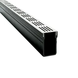 Entwässerungsrinne UD Pro 65 silber (L= 100 cm)