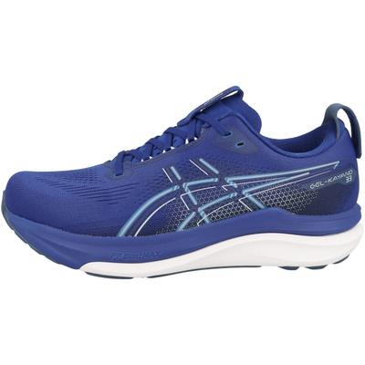 Laufschuh ASICS "Asics Gel-Kayano 33 Laufschuhe Herren Schuhe", Herren, Gr. 41,5, Textil, blau, Schuhe Laufschuh, Verstärkte Ferse