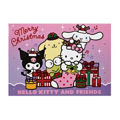 Spielzeug-Adventskalender UNDERCOVER "Hello Kitty Friends 2026", bunt, Adventskalender, KinderB:42cm H:29,7cm T:3cm, B:42cm H:29,7cm T:3cm