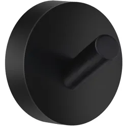 Smedbo HOME - Handtuchhaken, Schwarz, Durchmesser 48 mm HB355