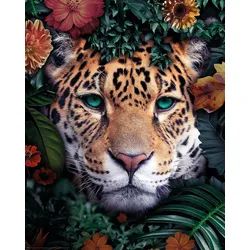 Bild WILDLIFE FLOWERS (BH 40x50 cm) - bunt - BH 40x50 cm