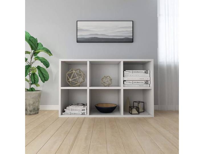 MEUBLE DE SEJOUR Blanc - MODE Bibliothèque salon -/Buffet blanc 66x30x98 cm bois d'ingénierie Nettoyer facile_09_3073