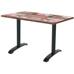 RestooTab - Tisch Bazila 160x80cm Dekor Redden Wood