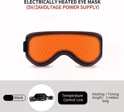 Inspired Living CozyWarm Heated Eye Mask For Dry Eye Relief USB Warm Eye Compress Sleep Eye Mask heating eu