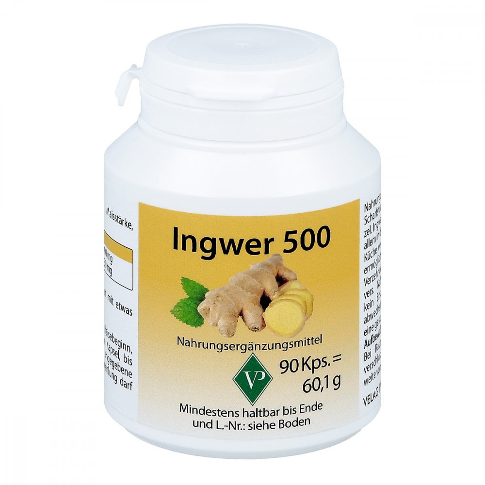 Velag Pharma GmbH Ingwer 500 Kapseln 01058740