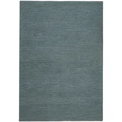 WOLLTEPPICH ALNE, einfarbig, Türkis, 160 x 230 cm