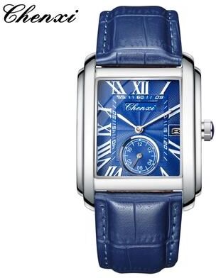 Fashion Sheath Elite Business Quartz Watch With Leather Strap And Calendar c
